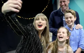 Taylor Swift Snaps Selfie with Prince William at London Concert