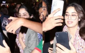 Janhvi Kapoor Feels Uncomfortable as Fans Crowd Her for Selfies
