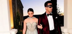 Ranbir Kapoor Stuns in Burgundy Custom Tuxedo by Faraz Manan