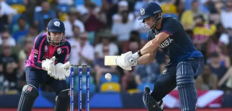 Berrington Leads Scotland to T20 World Cup Win vs Namibia