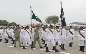 The passing out ceremony of Pakistan Naval cadets took place in Karachi