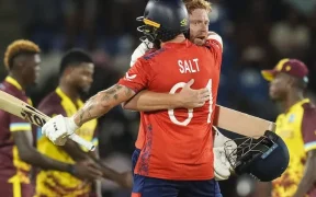 England revitalizes their title defence with a victory over the West Indies.