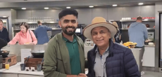 Babar Azam Meets Sunil Gavaskar in USA Pre-T20 World Cup