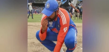 Rohit Sharma Reveals Why He Ate Soil After T20 World Cup Win