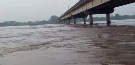 A flood warning has been issued for Marala on the Chenab River