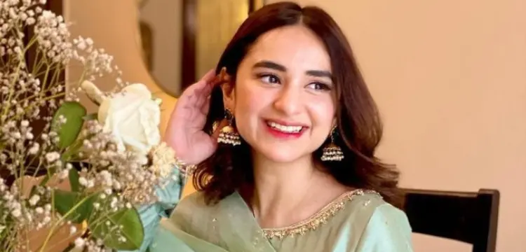 Yumna Zaidi narrowly avoids a fire accident during a drama shooting