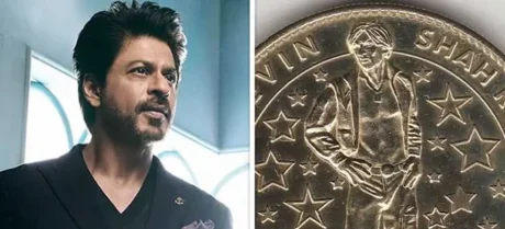 Shah Rukh Khan becomes the first Indian actor to receive a customized gold coin from a Paris museum