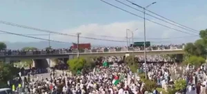 The TLP sit-in at Faizabad is causing traffic disruptions in Islamabad