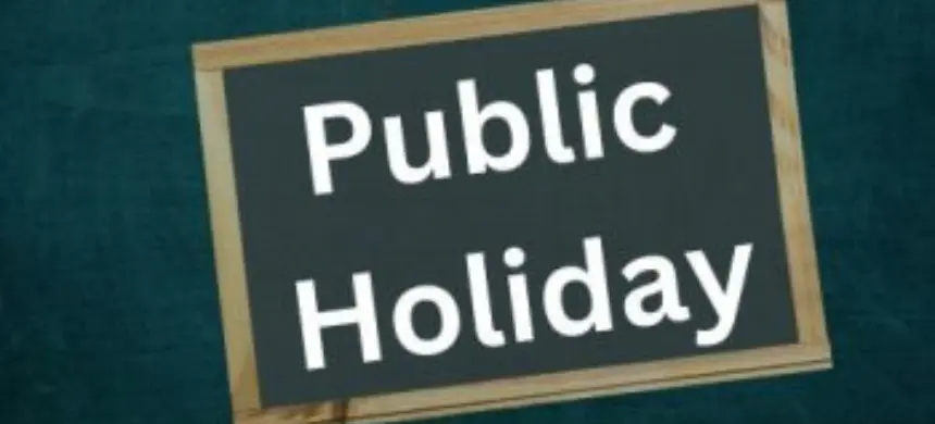 A public holiday has been announced for August 20