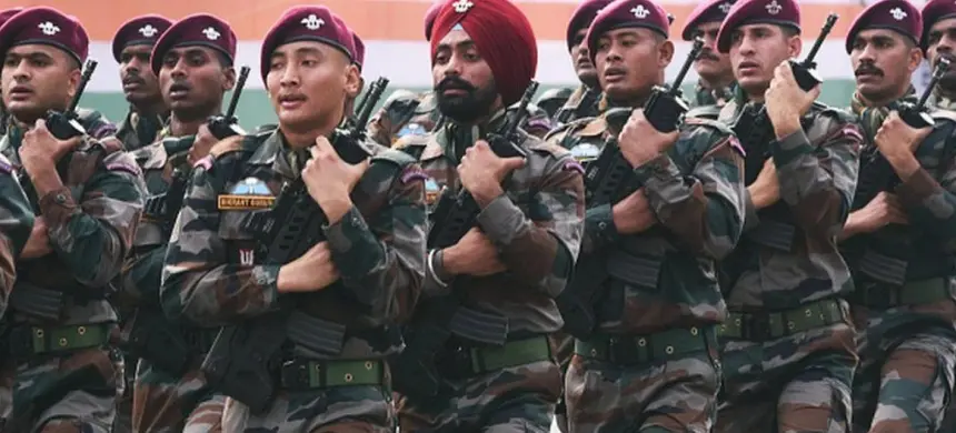 The suicide rate in the Indian armed forces is 16.5% per 100,000 soldiers