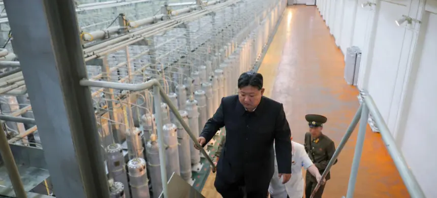 North Korea releases first photos of its prohibited uranium enrichment facility