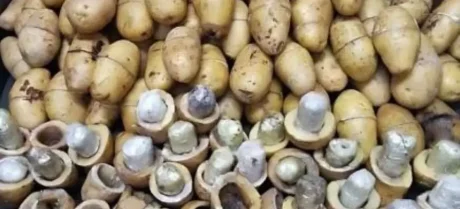 Heroin worth millions found hidden in a sack of potatoes at Karachi Airport