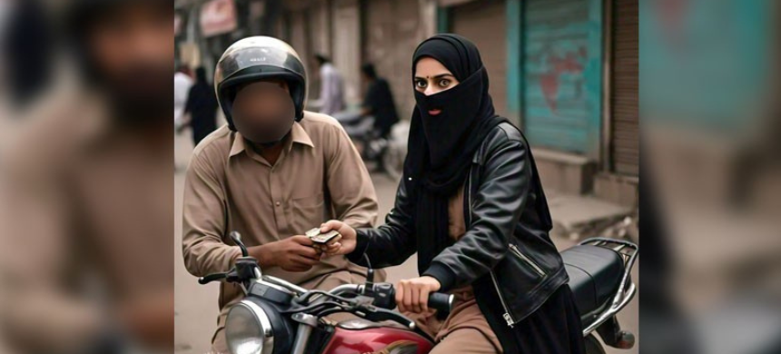 Karachi Woman Steals from Motorcyclist While Posing as Needing a Ride