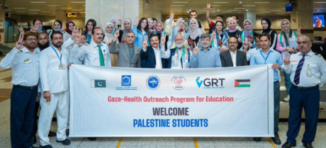 27 Additional Palestinian Medical Students Arrive in Pakistan