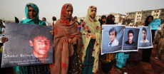 Protest Held Outside Sindh Assembly in Karachi Demanding Action for 'Missing' Baloch Students