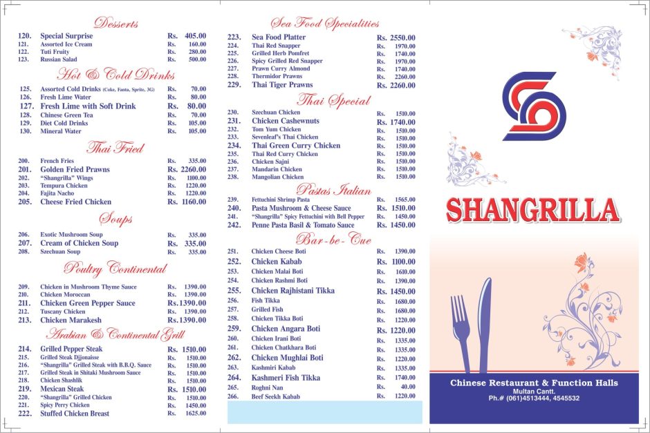 Shangrilla Chinese, Multan