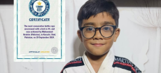 Six-Year-Old Mohammad Ibrahim Sets World Record in Martial Arts