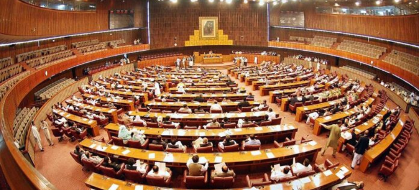 PPP Stages Protest Over PML-N Ministers Absence in National Assembly Walks Out