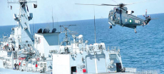 Pakistan and Iran Navies Perform Joint Passage Drill