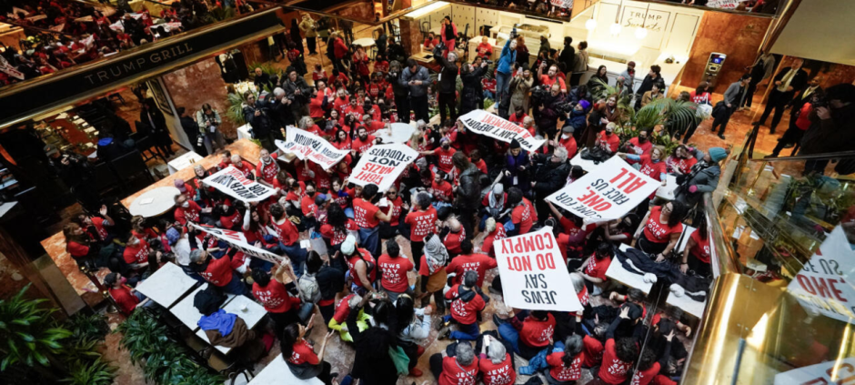 Protest at Trump Tower Calls for Release of Palestinian Activist Mahmoud Khalil