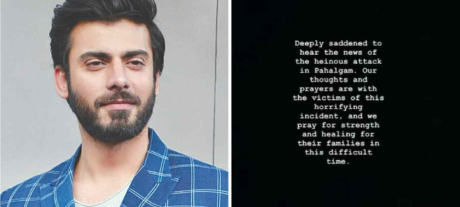 Fawad Khan Expresses Grief Over Pahalgam Attack Amid Renewed Ban on Pakistani Artists in India