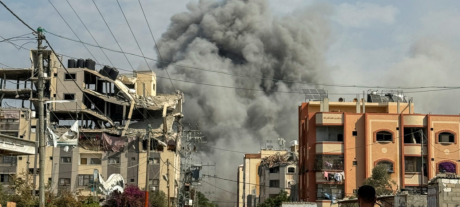 Israeli Strikes Near Gaza Hospitals Leave Dozens Dead, Civilian Panic Reported