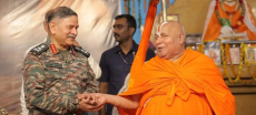 Indian Army Chief Under Fire for Wearing Uniform During Ashram Visit
