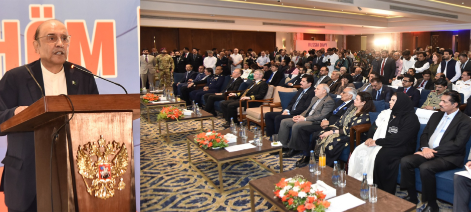 President Asif Ali Zardari Participates in 35th National Day Celebrations of the Russian Federation in Islamabad