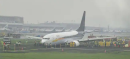 Air India Plane Slips Off Mumbai Runway During Heavy Rainstorm