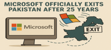 Microsoft Officially Exits Pakistan After 25 Years