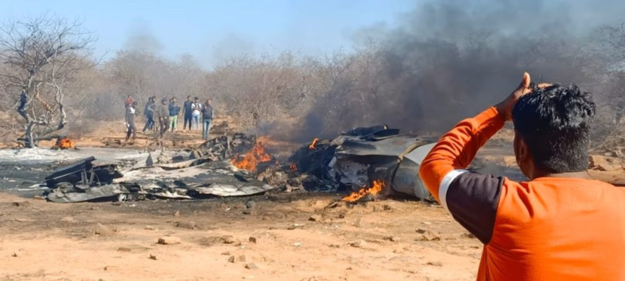 Two Killed as Indian Air Force Fighter Jet Crashes in Rajasthan