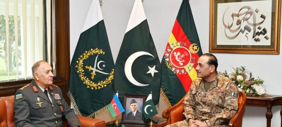 COAS Asim Munir Awarded Azerbaijan’s Patriotic War Medal at GHQ