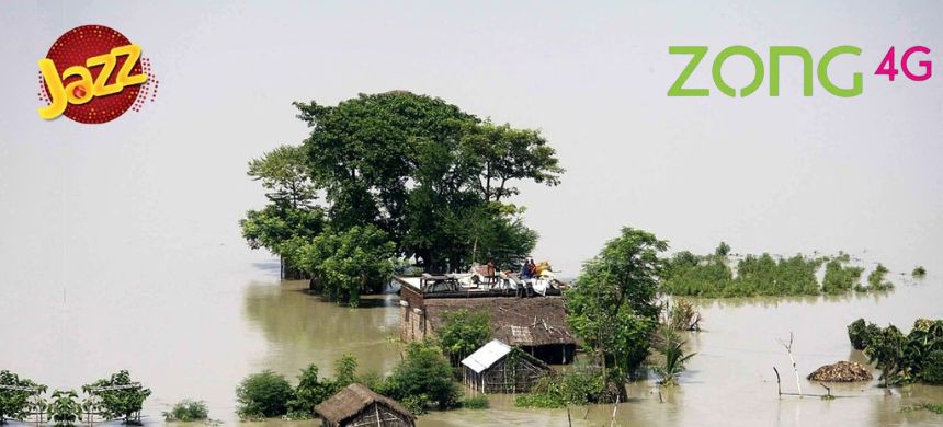 Jazz and Zong Offer Free Calls in Punjab’s Flood-Affected Areas