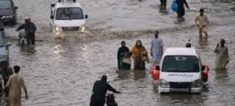 Karachi Hit by Torrential Rains, Leading to Flooded Streets and Power Outages