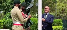 PM Shehbaz Leads Flag Hoisting Ceremony At Pakistan Monument