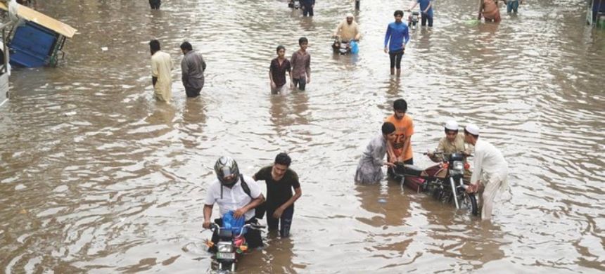Ravi River Floods Private Housing Schemes Near Thokar Niaz Baig