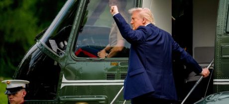 Man Accused of Aiming Laser Pointer at Trump’s Helicopter