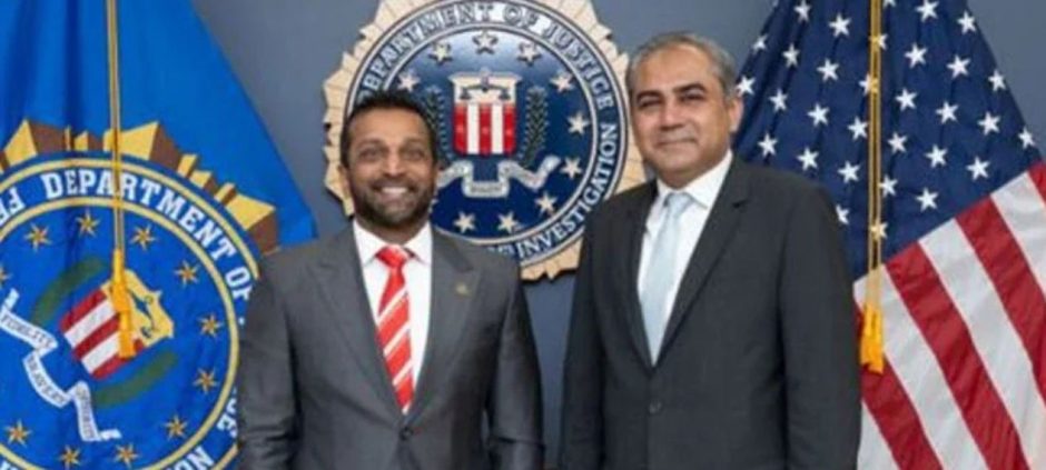 Mohsin Naqvi And FBI Director Patel Discuss Bilateral Security Cooperation
