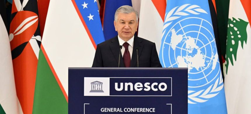 Address by the President of the Republic of Uzbekistan Shavkat Mirziyoyev at the Opening Ceremony of the 43rd Session of the UNESCO General Conference
