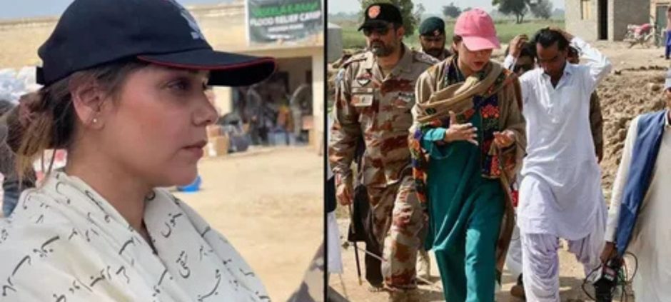 Hadiqa Kiani On The Ground Helping Punjab Flood Victims