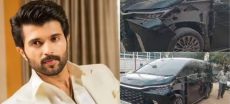 Vijay Deverakonda Involved In Car Accident Near Hyderabad (1)