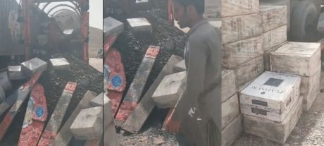 Customs Confiscates Smuggled Cigarettes Worth Rs 38.5 Million Hidden Under Coal (1)