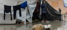Heavy rains flood Gaza camps as winter comes