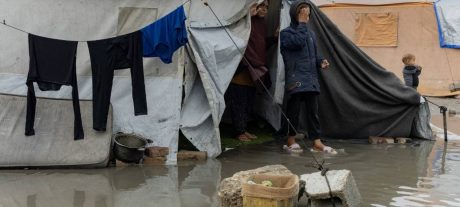 Heavy rains flood Gaza camps as winter comes