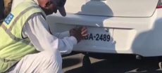 Karachi police set deadline for vehicle owners to correct number plates.