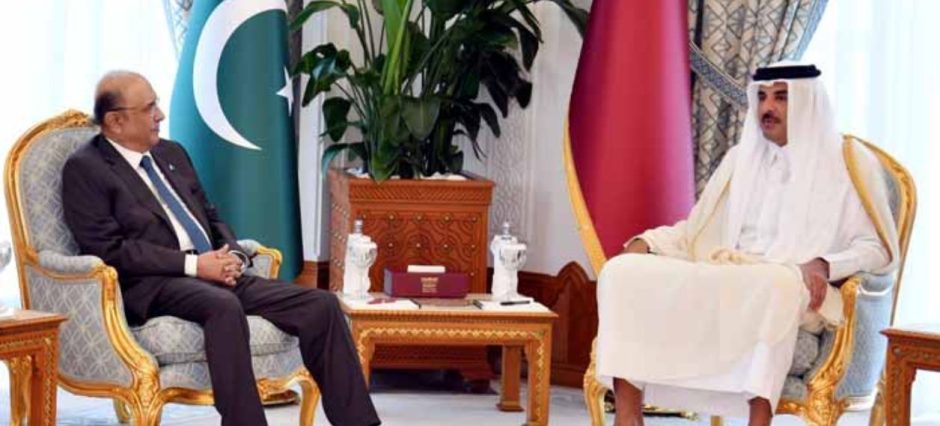 Zardari, Qatari Emir Agree to Expand Defence