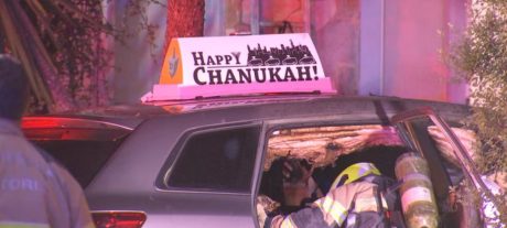 Car Displaying Hanukkah Sign Torched in Melbourne