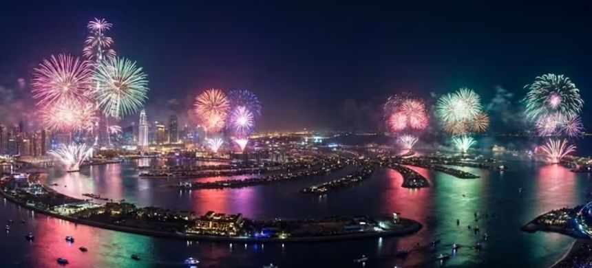 Dubai Announces 48 Fireworks Spots for New Year 2026
