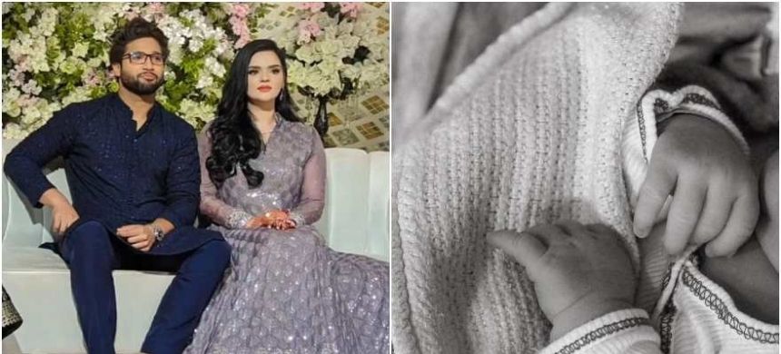 Cricketer Imam-ul-Haq and wife Anmol Welcome Baby Girl