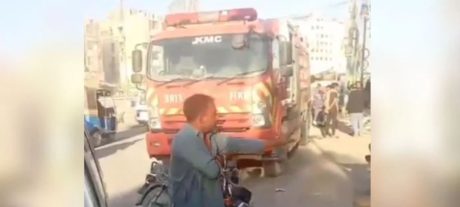 Karachi fire